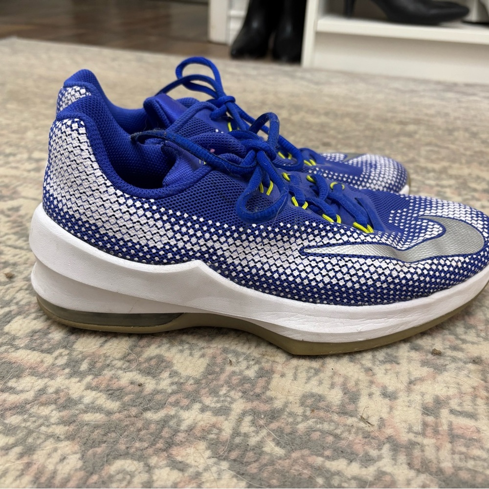 Nike Men's Athletic Shoes in Royal Blue, White and Silver